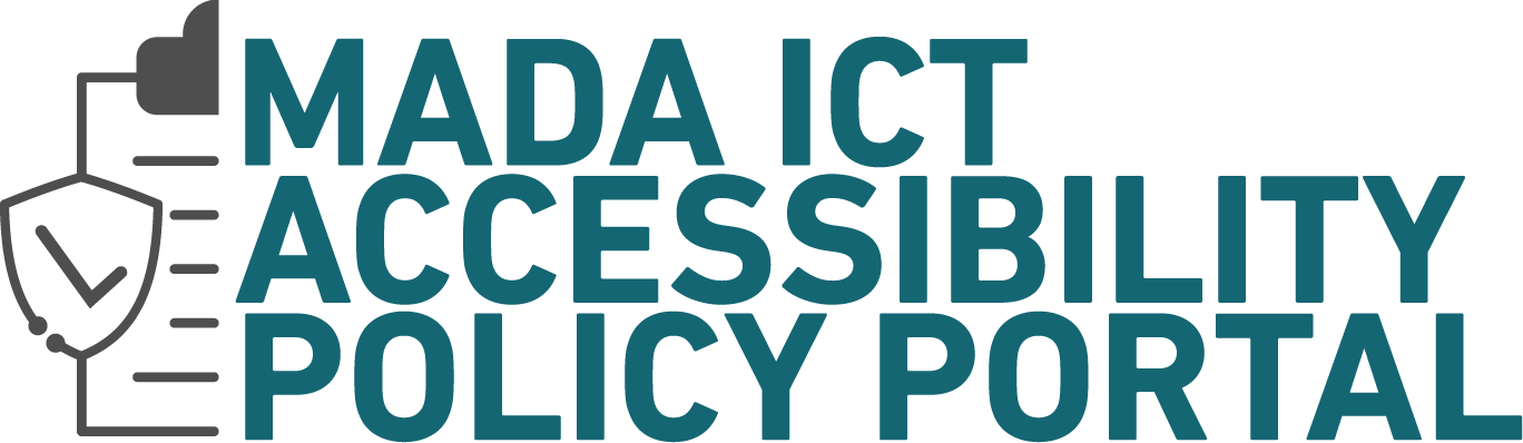 Mada ICT Accessibility Policy Portal Website